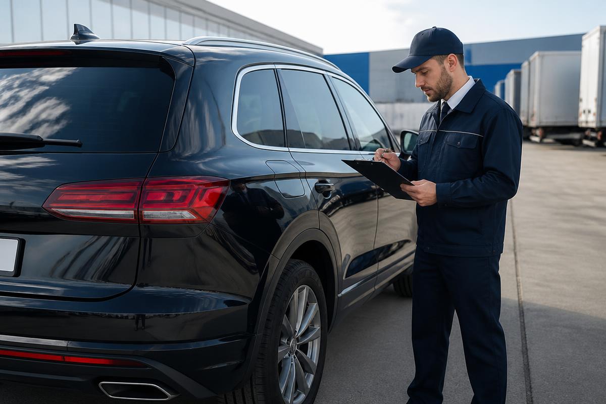 Professionelle Fahrzeugannahme und Zustandsprüfung